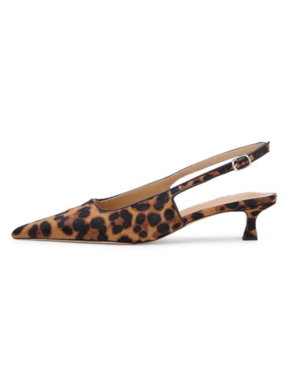 Slingback Kitten Heels Closed Pointed Toe Low Heel Office Dress Shoes